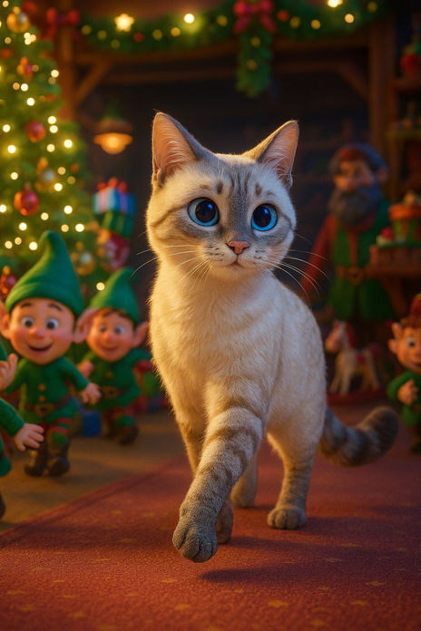 Gatitos en navidad...