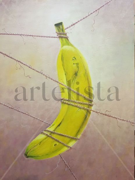 Banano amarrado