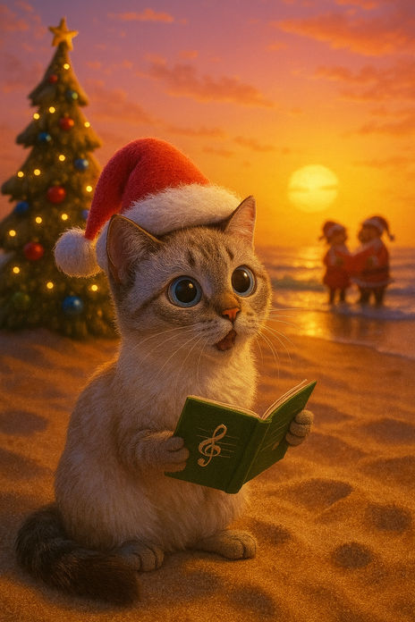 Gatitos en navidad...