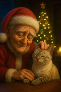 Gatitos en navidad,...