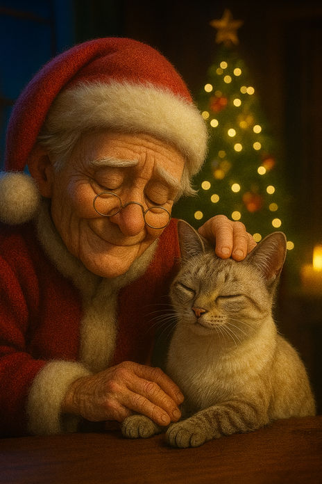 Gatitos en navidad,...