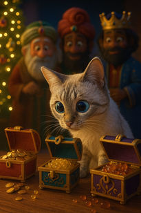 Gatitos en navidad...