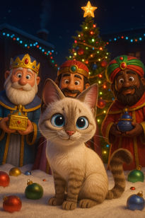 Gatitos en navidad...