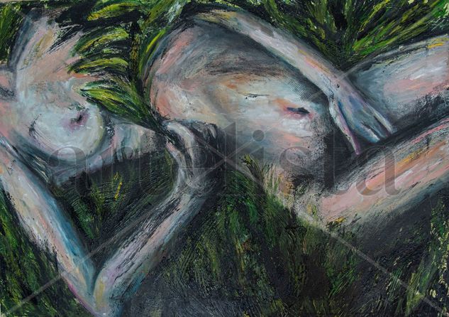 Desnudo recostado Oil Canvas Others