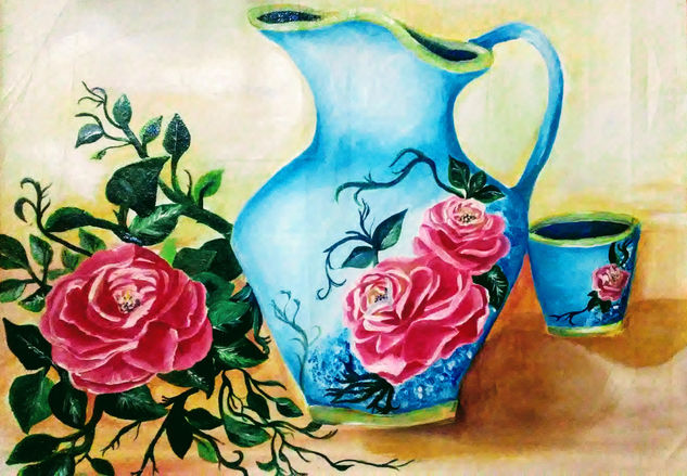 Sueño floral Oil Canvas Floral Painting