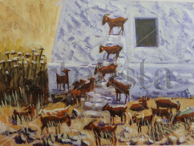 Cabbras en la sierra de Antequera