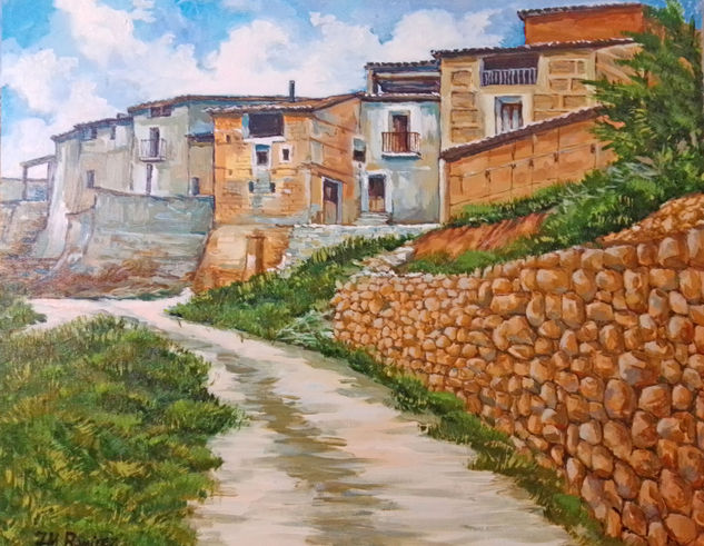 Pueblos deshabitados. El Alconzal, Teruel Oil Panel Landscaping