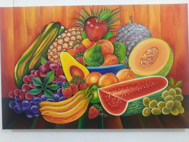 Bodegón frutas Oil Canvas Still Life Paintings