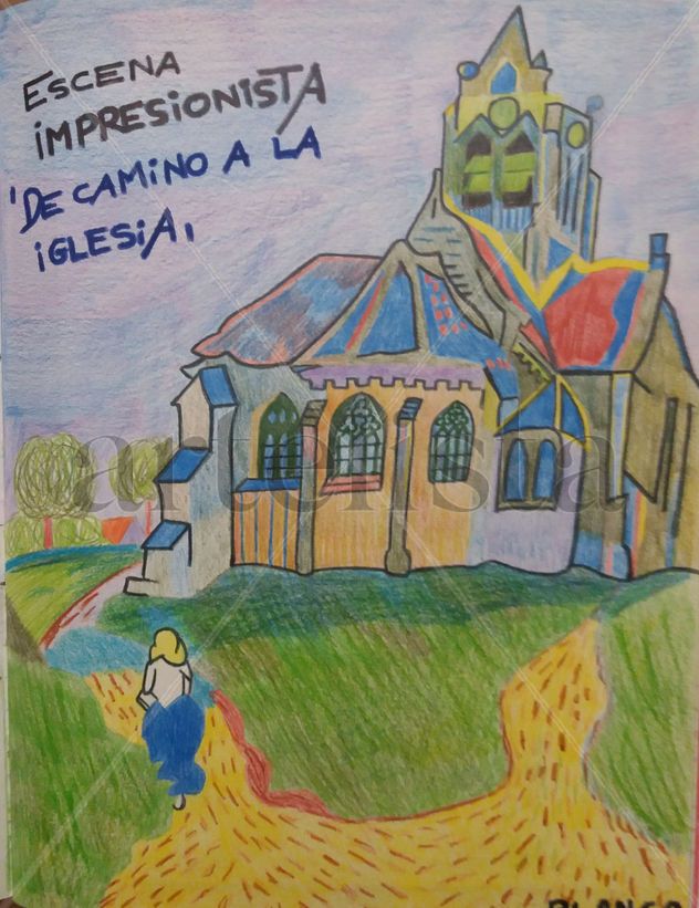De camino a la iglesia VENDO REPRODUCIONES  76 EUROS