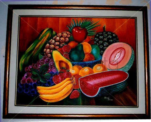 Bodegón frutas Oil Canvas Still Life Paintings