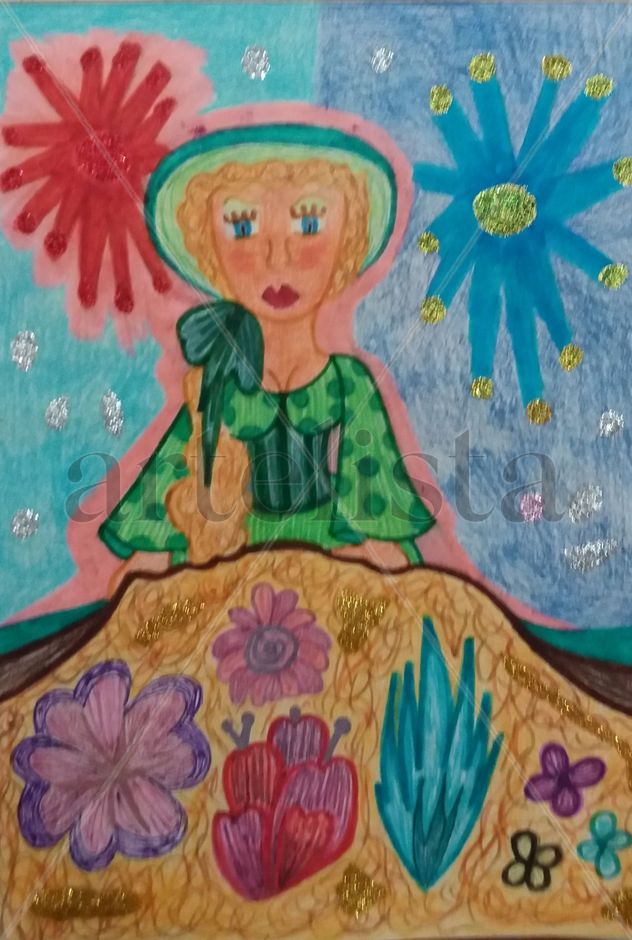 La dama primavera se recoge VENDO REPRODUCIONES