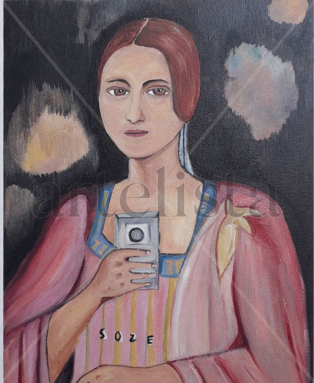 La dama del teléfono móvil