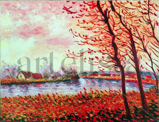 Ventisca Oil Canvas Landscaping