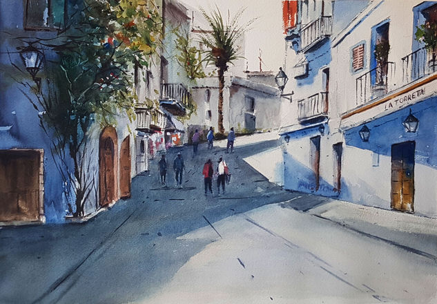 LUZ EN IBIZA Watercolour Paper Landscaping