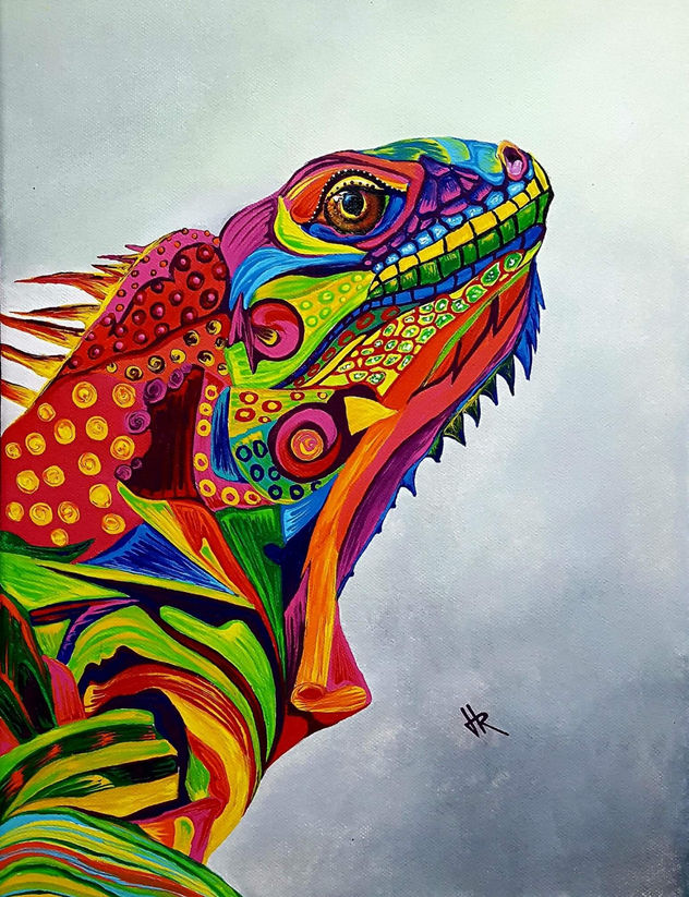 Iguana In Paradise