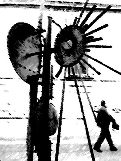 aquella escultura Otras temáticas Blanco y Negro (Digital)