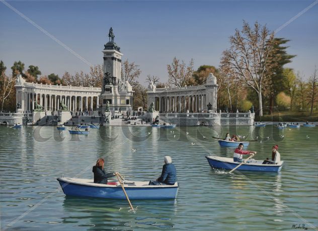 PARQUE DEL RETIRO DE MADRID, ESTANQUE GRANDE