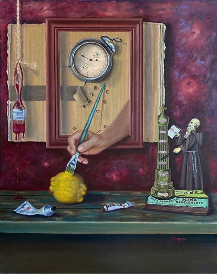 La noción del tiempo Oil Canvas Still Life Paintings