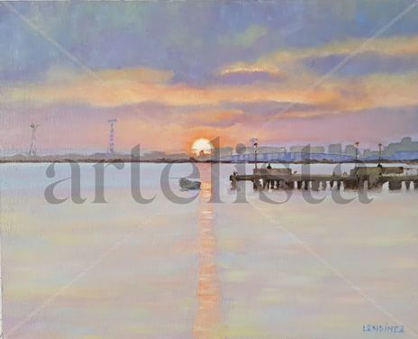 Atardecer en la...
