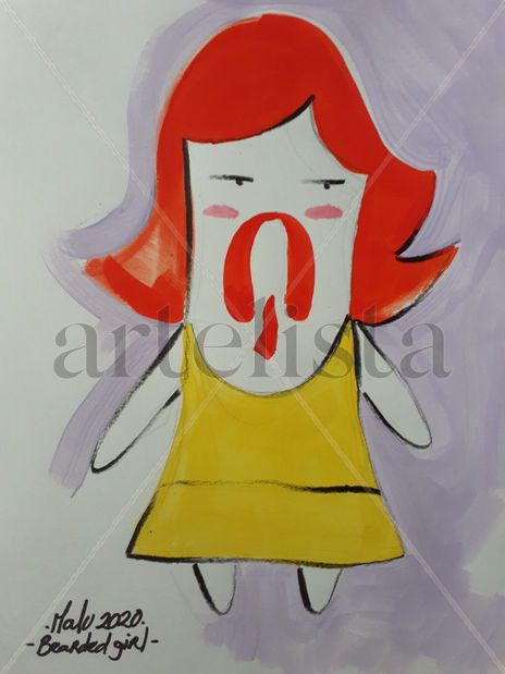 Bearded girl 4