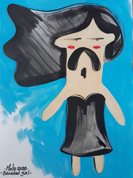 Bearded girl 5