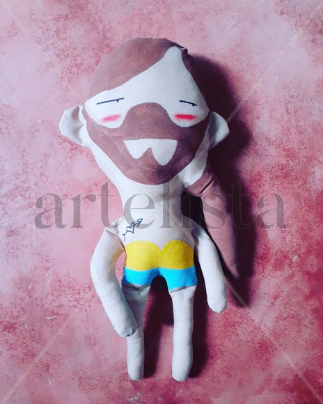 Bearded girl plush 1