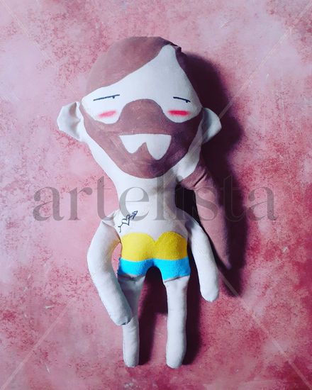 Bearded girl plush 1 Otros Figurativa