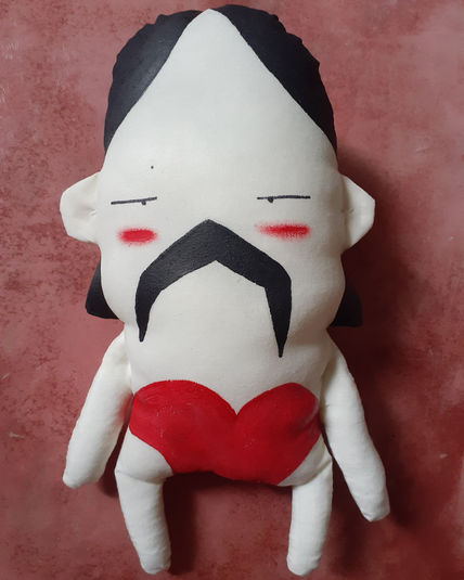 Beardwd girl plush 2