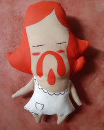 Bearded girl plush 3