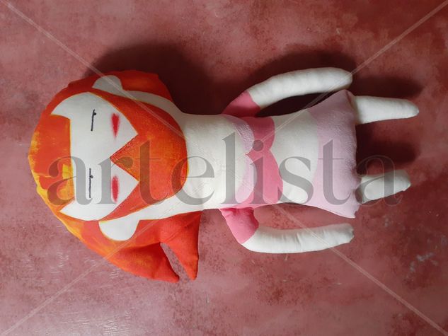 Bearded girl plush 5 Others Figurative