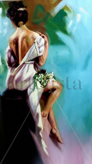 El ruido del viento Oil Canvas Nude Paintings