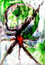 Bailarina araña, año 2021, constitucion, chile.