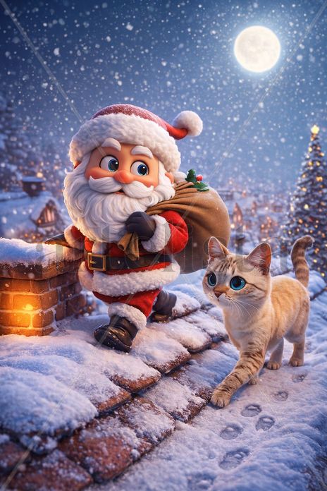 Gatitos en navidad...