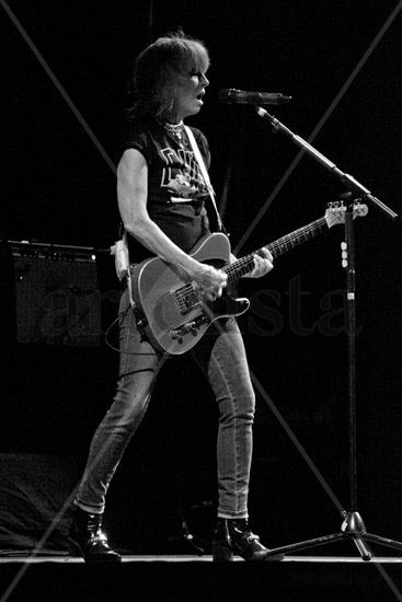 Chrissie Hynde (Pretenders) Fotoperiodismo y documental Blanco y Negro (Digital)