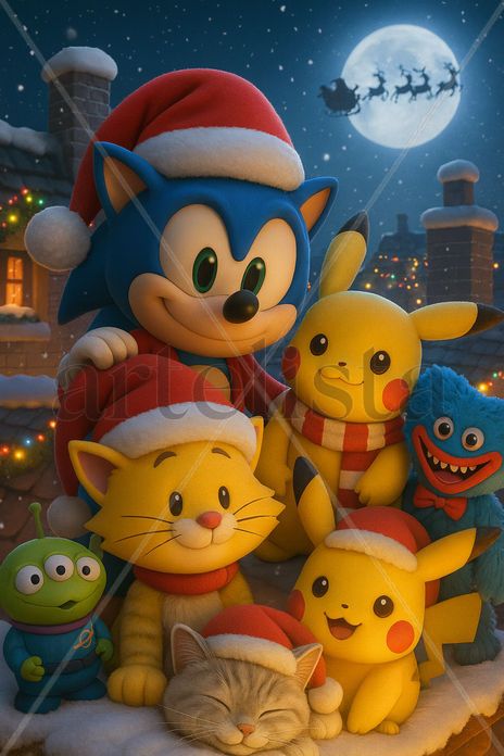 Gatitos en navidad...