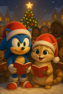 Gatitos en navidad...