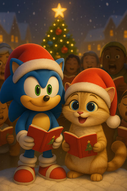 Gatitos en navidad...