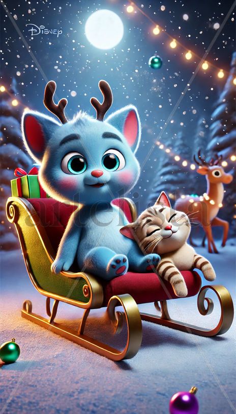 Gatitos en navidad...