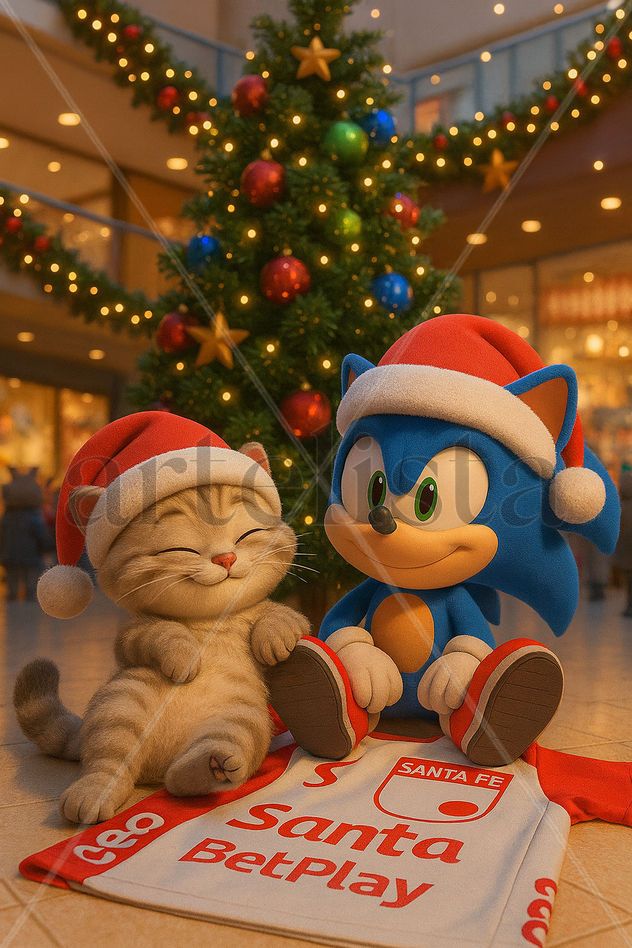 GATITOS EN NAVIDAD "KITTY ALISTANDO SU DESEO CON SU AMIGO PARA EL NIÑO DIOS"
