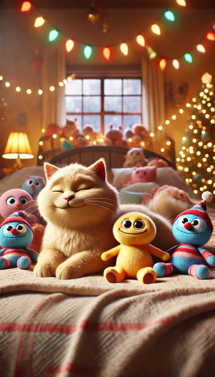 Gatitos en navidad...