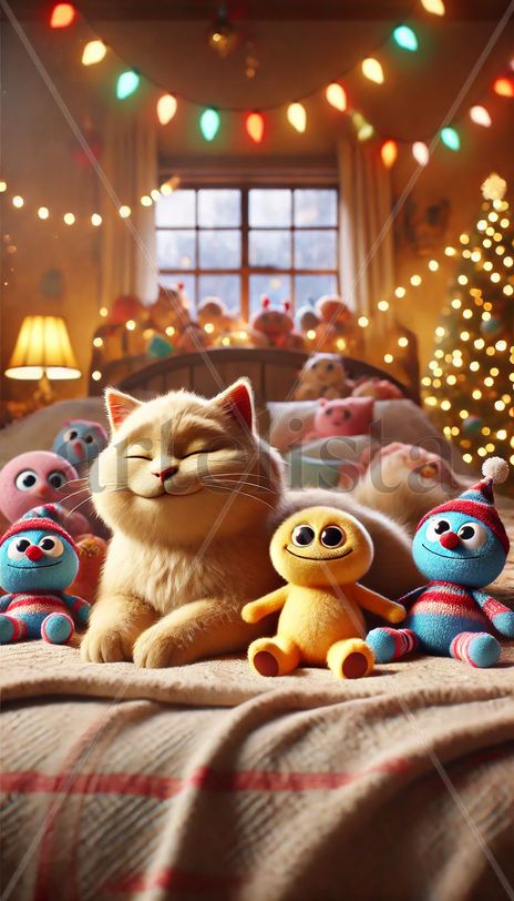 Gatitos en navidad...