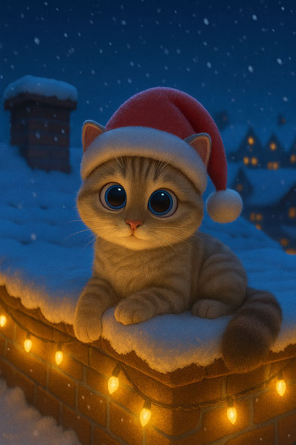 Gatitos en navidad...