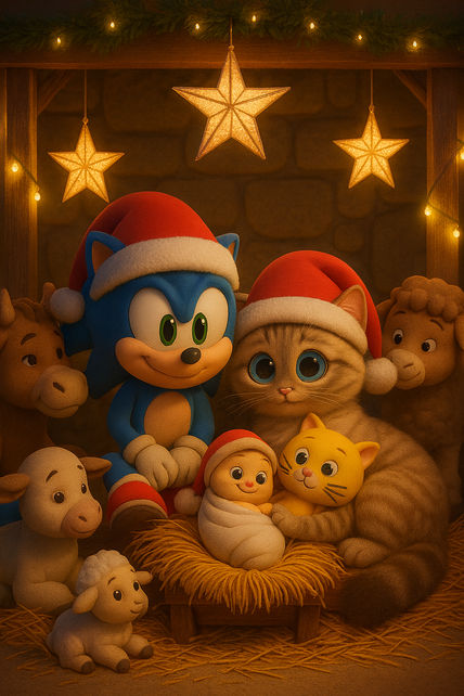 Gatitos en navidad...