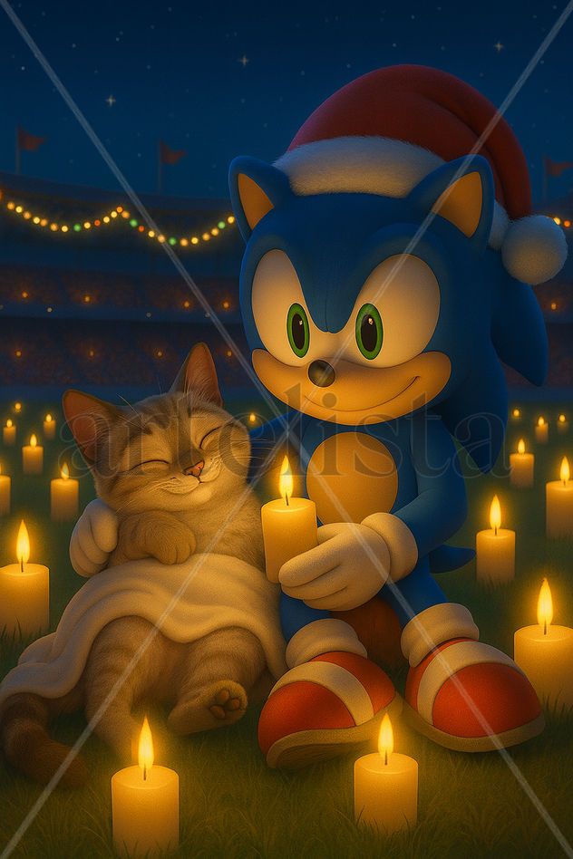 GATITOS EN NAVIDAD "KITTY COMPARTIENDO EL DÍA DE LAS VELITAS"