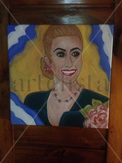 Evita eterna Acrylic Others Portrait