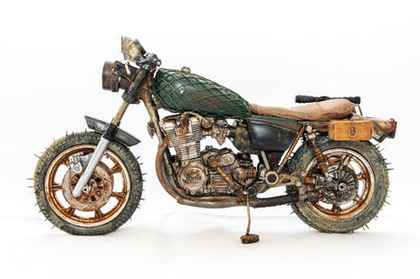 Apocalyptic moto road