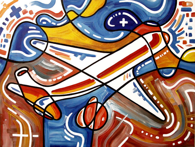 Airplane Acrylic Canvas Others