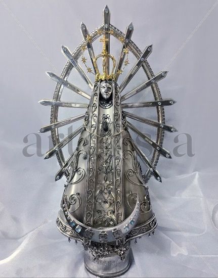 Virgen de Lujan Metal Mixta