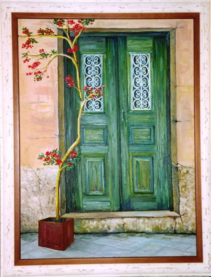 Puerta vieja 1 Oil Canvas Others