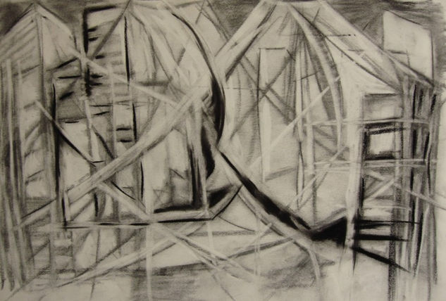 Cidade 3 Graphite Paper Landscaping